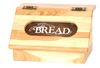 Picture of Solid Hickory Bread Box with Slant Top
