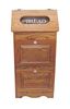 Picture of Solid Wood Potato Bin with Bread Box