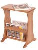 Picture of Solid Oak Magazine Rack End Table