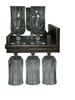 Picture of Solid Wood Wallmount Wine and Stemware Rack