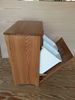 Picture of Amish Double Trash Bin with Drawer