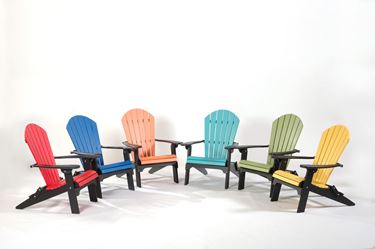 Picture of Comfort Time poly folding adirondack chair