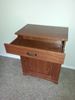 Picture of Amish Double Trash Bin with Drawer