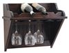 Picture of 4 Bottle Wine Shelf and Stemware Rack