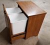 Picture of Amish Wooden Double tilt-out Trash Bin