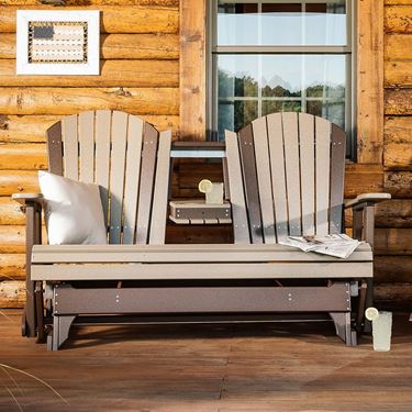 Picture of LuxCraft Poly 5ft. Adirondack Glider