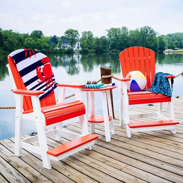 Picture of LuxCraft Poly Adirondack Balcony Chair